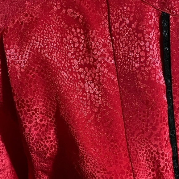  Peter and Ashley red vintage Blouse size 16 - Picture 2 of 5